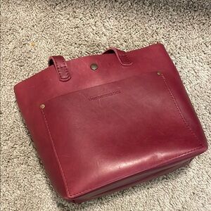 Elegant Burgundy Tote Bag